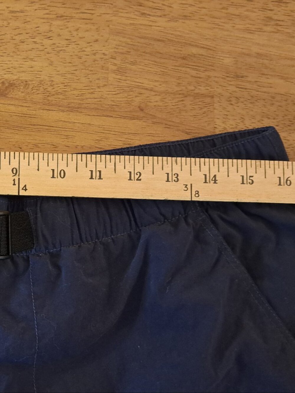 The North Face Mens Medium Hiking Shorts Navy Blue Nylon belt cargo gorpcore 32" - Picture 14 of 15